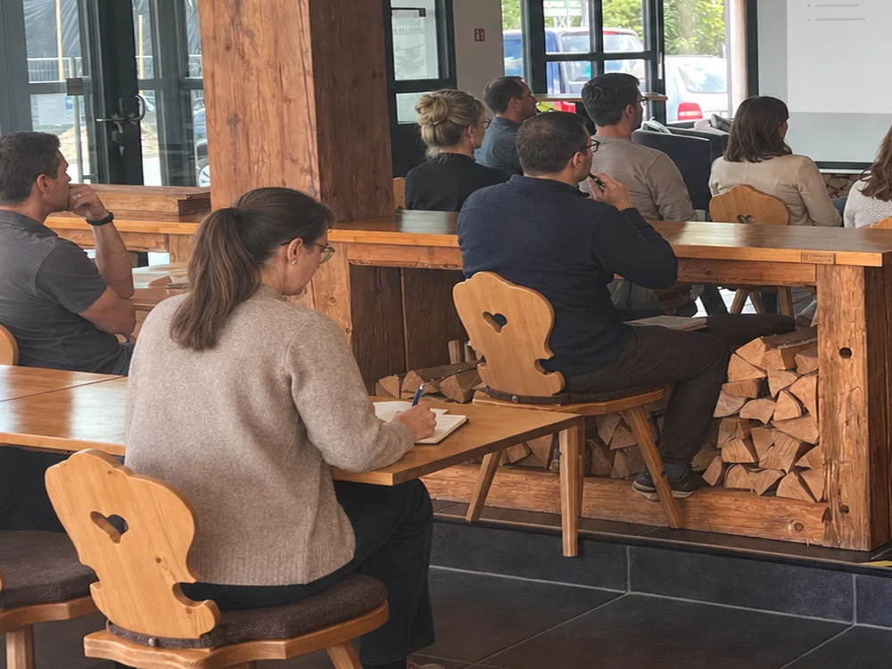 Kaffeepause an der Bar